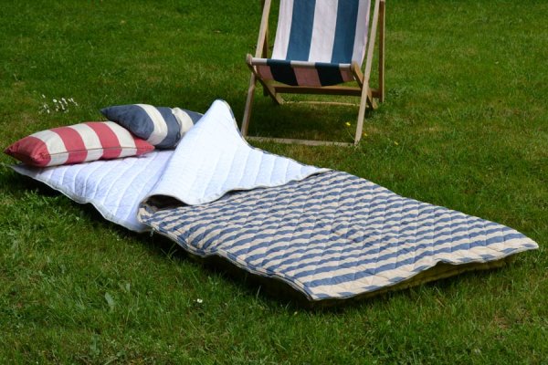 Harbour Stripe Cotton Sleeping Bag