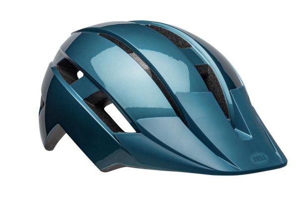 Bell Sidetrack II Kids Helmet 47-54cm Buzz Gloss Blue/Hi Viz