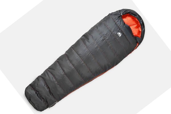 EUROHIKE Down Hybrid Sleeping Bag, BLK/BLK