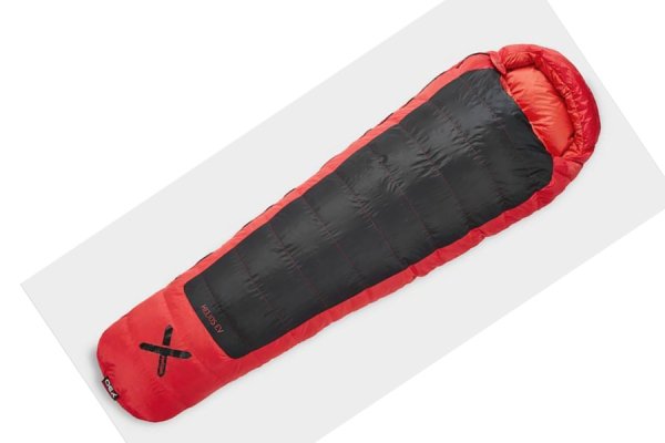 OEX Helios EV Hydrodown 300 Sleeping Bag, RED/BLACK