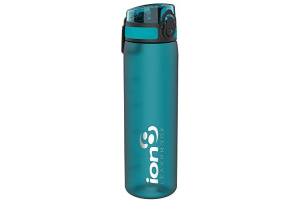 Ion8 Kids' Slim BPA Free Water Bottle, Aqua, 500ml