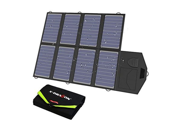 X-DRAGON Solar Charger, 70W Foldable Solar Panel Charger (5V