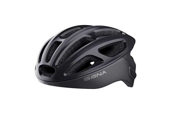 Sena R1 Smart Cycling Helmet (Matte Black, Large)