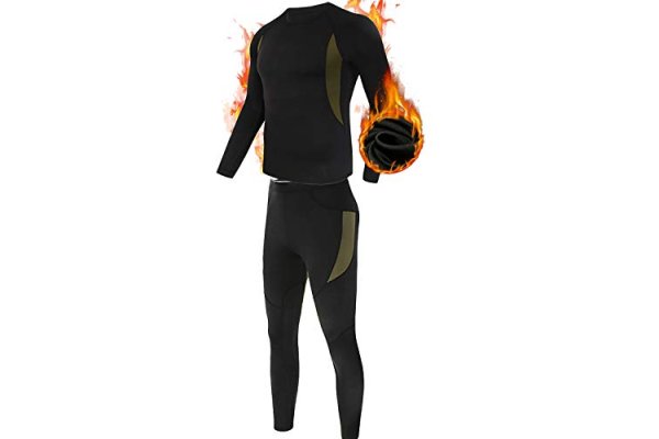 MEETYOO Men's Thermal Underwear Set, Wicking Long Johns Quic