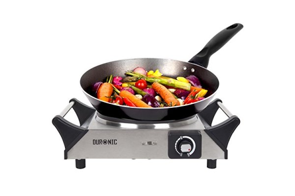 Duronic Hot Plate HP1SS | for Table-Top Cooking | 1500W | St