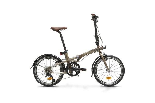 Decathlon Btwin Tilt 900 Folding Bike - Lacquered Aluminium