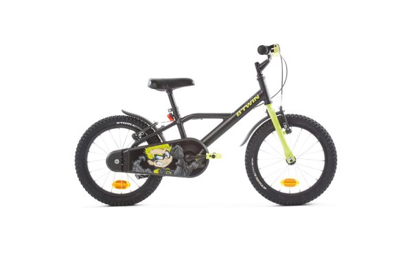 Decathlon Btwin 500 Dark Hero Kids Bike - 16