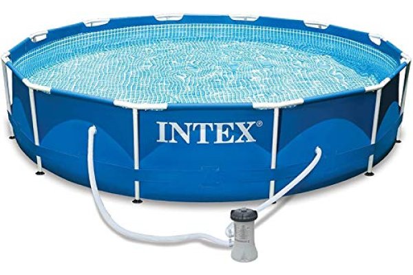 Intex 28212UK Metal Frame Pool Set, Blue, 12 ft x 30-Inch