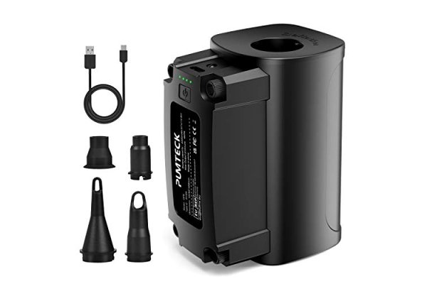 Pumteck Electric Air Pump, Rechargeable Portable Wireless Ai
