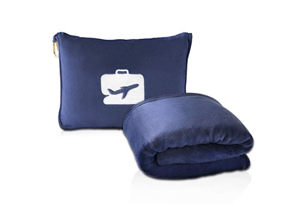 EverSnug Travel Blanket and Pillow - Premium Soft 2 in 1 Air