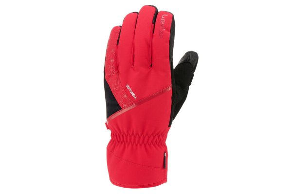 Decathlon Wedze Adults' Downhill Skiing Gloves 500 - Red