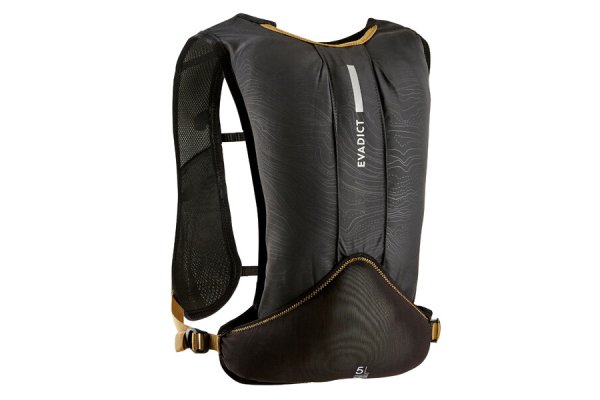 Decathlon Evadict Trail Running Hydration Bag 5 L - Black/Br