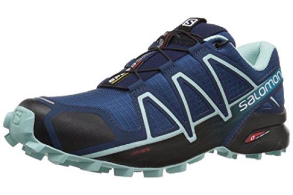 SALOMON Speedcross 4 Women's Trail Running Shoes, Blue (Pose