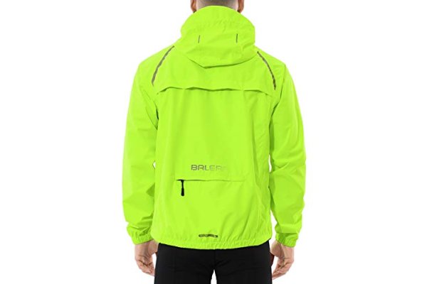 BALEAF Men's Cycling Running Jacket Waterproof Reflective Li