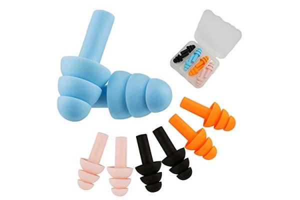 4Pairs Soft Foam Ear Plugs for Sleeping Noise Cancelling