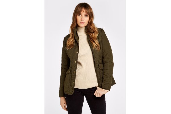 Bettystown Quilted Coat - Olive