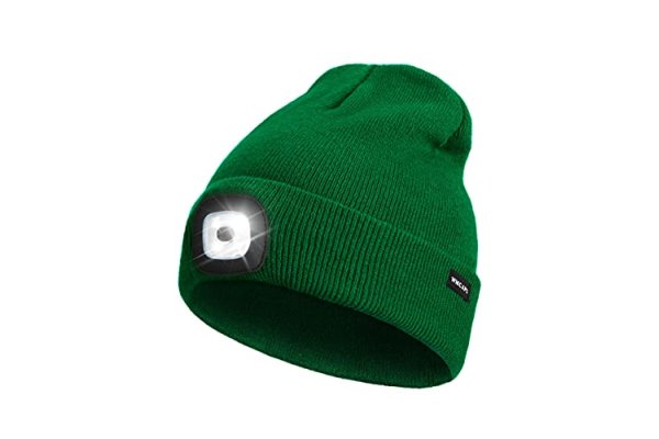 Beanie Hat with Light, Perfect Dad Gifts in Christmas, USB R