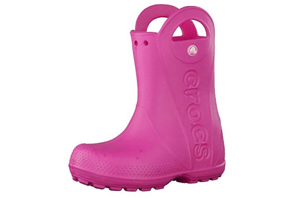 Crocs Unisex Kids Handle It Rain Boot, Candy Pink, 9 UK Chil