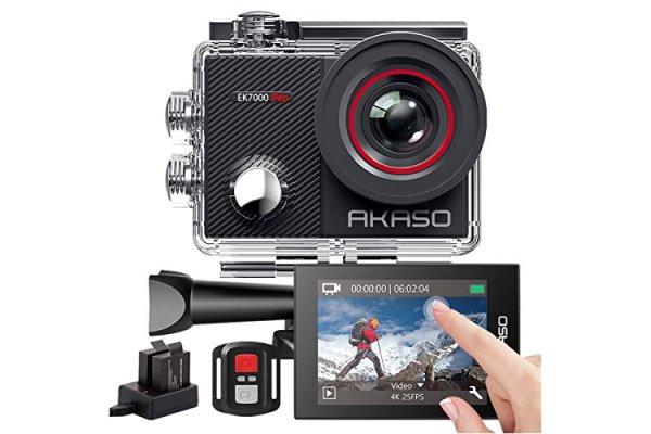 AKASO EK7000 Pro 4K Action Camera with Touch Screen EIS Adju