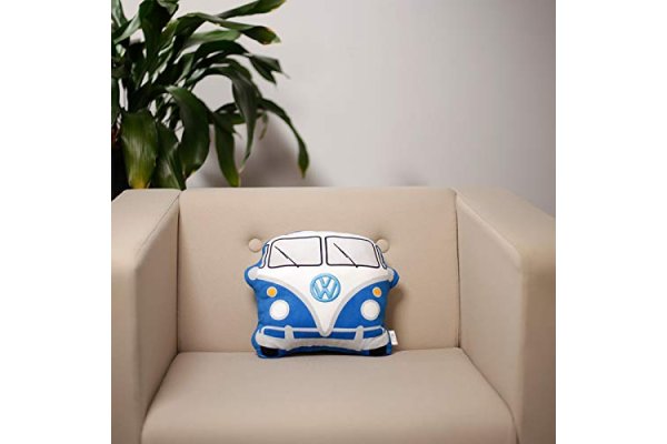 Puckator Plush Blue VW Volkswagen T1 Camper Van Shaped Cushi