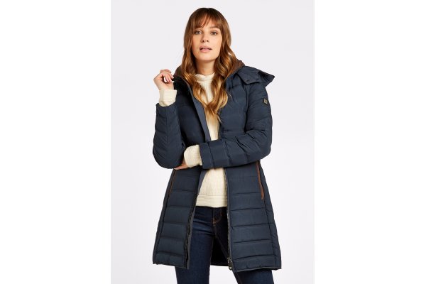 Ballybrophy Quilted Jacket - Navy