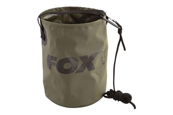 Fox Carp Fishing NEW Collapsible Water Bucket including Drop