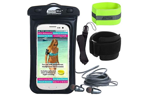 Waterproof Phone Case Armband For Walking, Running and Swimm