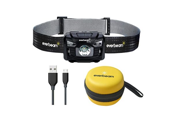 Everbeam H6 Pro LED Head Torch Headlamp, Motion Sensor Contr