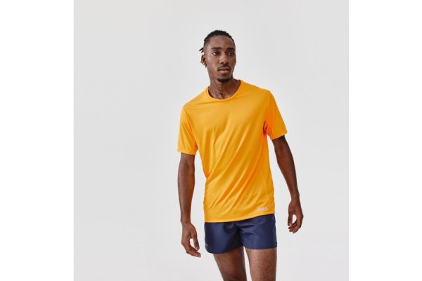 Men's Running Breathable T-shirt Dry+ - Mango