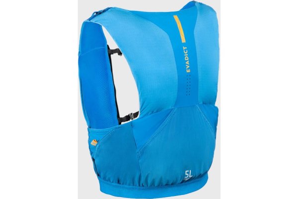 Unisex Trail Running Hydration Vest 5l Flask Holder - Blue O