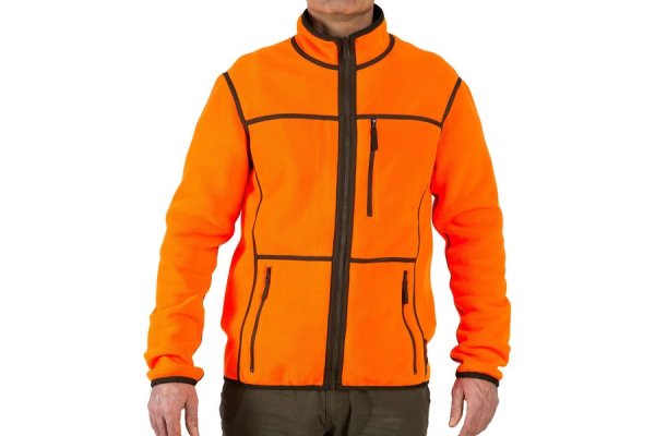 Reversible Hunting Fleece 500 - Neon Green/orange