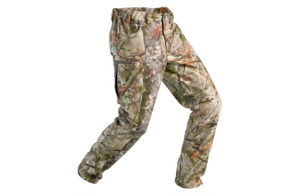 Fleece Water-repellent Trousers - Forest Camo