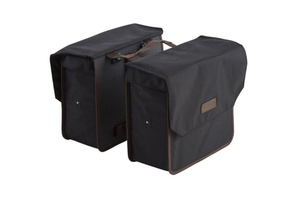 500 Double Bike Bag 2 X 20l - Black