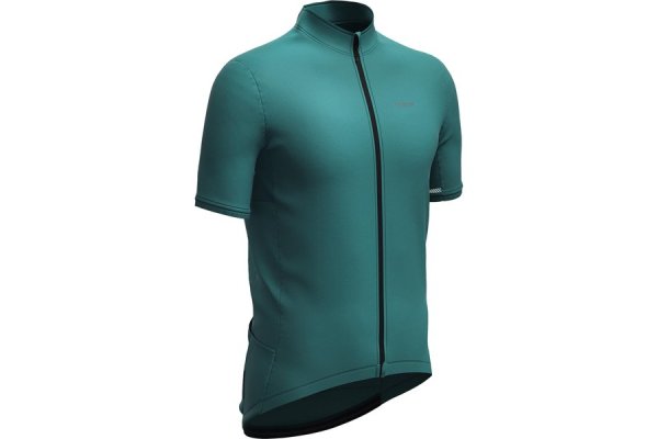 Men's Short-sleeved Road Cycling Jersey Rc500 - Emerald