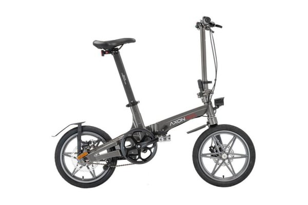 Axon Rides Pro 7 Electric Folding Bike, Classic Grey