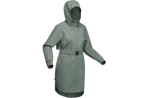 Women's Long Waterproof Hiking Jacket - Raincut Long