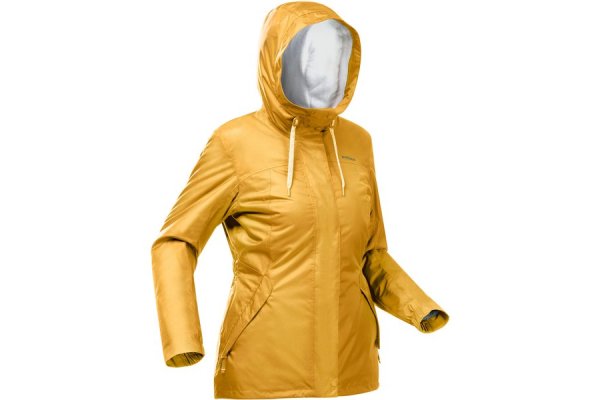 Women’s Warm Hiking Rainjacket - Sh100 X-warm -10°c