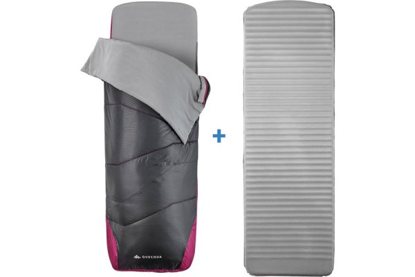 2 In 1 Sleeping Bag - Plum