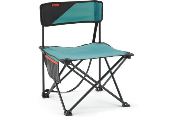 Low Folding Camping Chair MH100 Blue