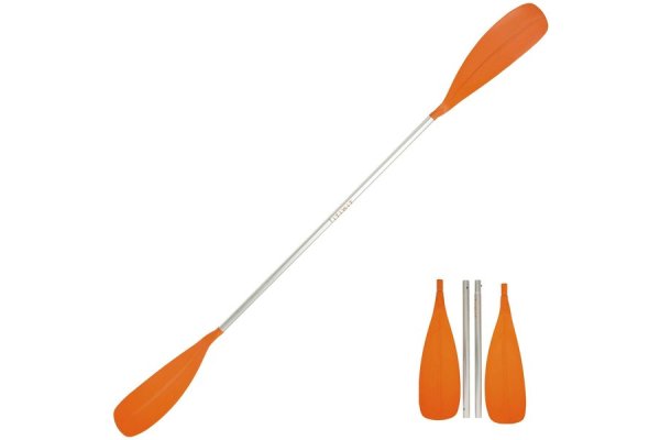 100 Four-piece Split Kayak Paddle Orange