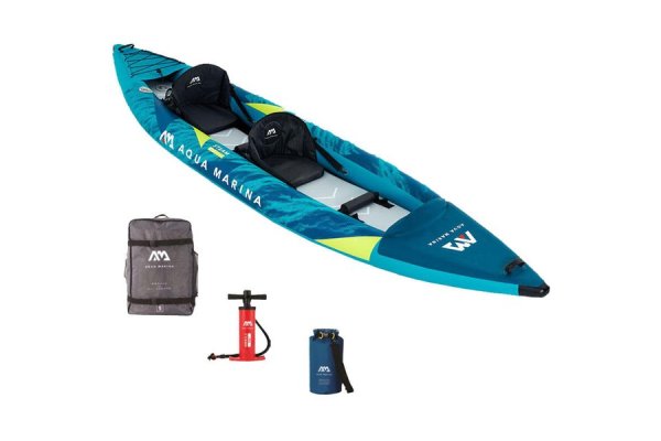 Aqua Marina Steam 412cm 2 Person Inflatable Kayak Package