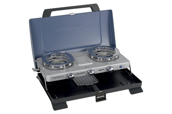 Double Burner Camping Stove + Toaster