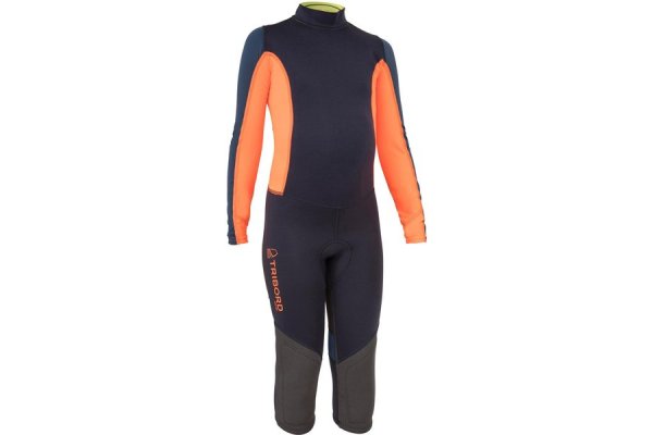 Dinghy 500 Kids' Sailing Uv-protection 1mm Neoprene Wetsuit 