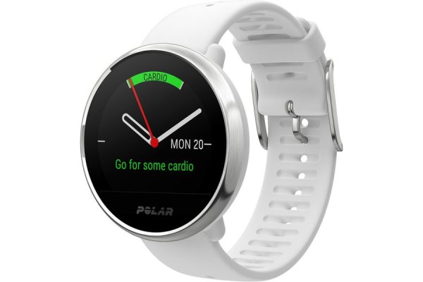 Ignite GPS Wrist Watch With Heart Rate Monitor White M/l