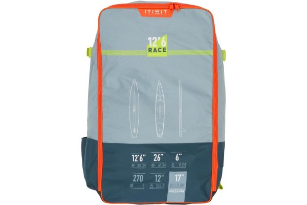 Inflatable Stand-up Paddleboard Carry Bag Itiwit Race 12’6