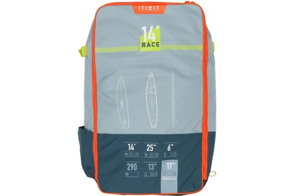 Inflatable Stand-up Paddleboard Carry Bag Itiwit Race 14