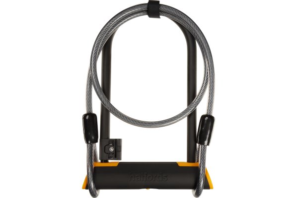 Halfords 23Cm D Lock And 115Cm Cable Lock