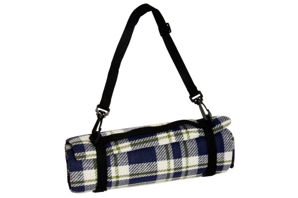 Halfords Waterproof Tartan Picnic Blanket Xl