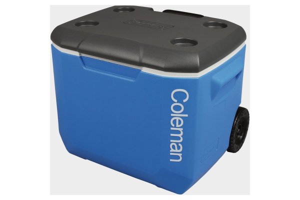 COLEMAN 60QT Performance Wheeled Cooler, Blue