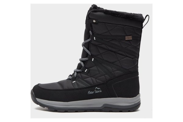 Peter Storm Women's Snowdrop 2 Waterproof Snow Boot, Black